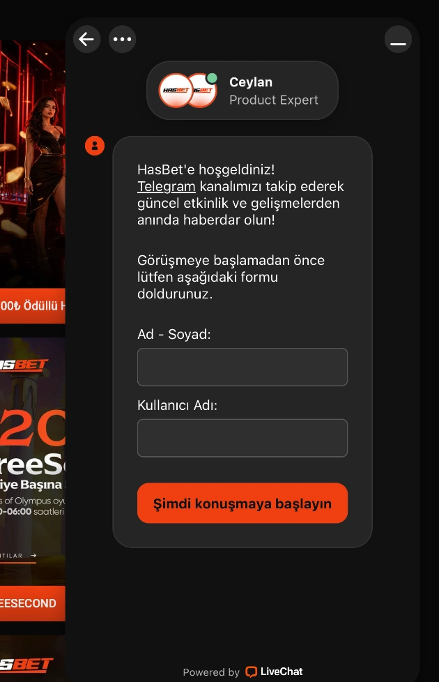 Canlı Sohbet İletişimi
